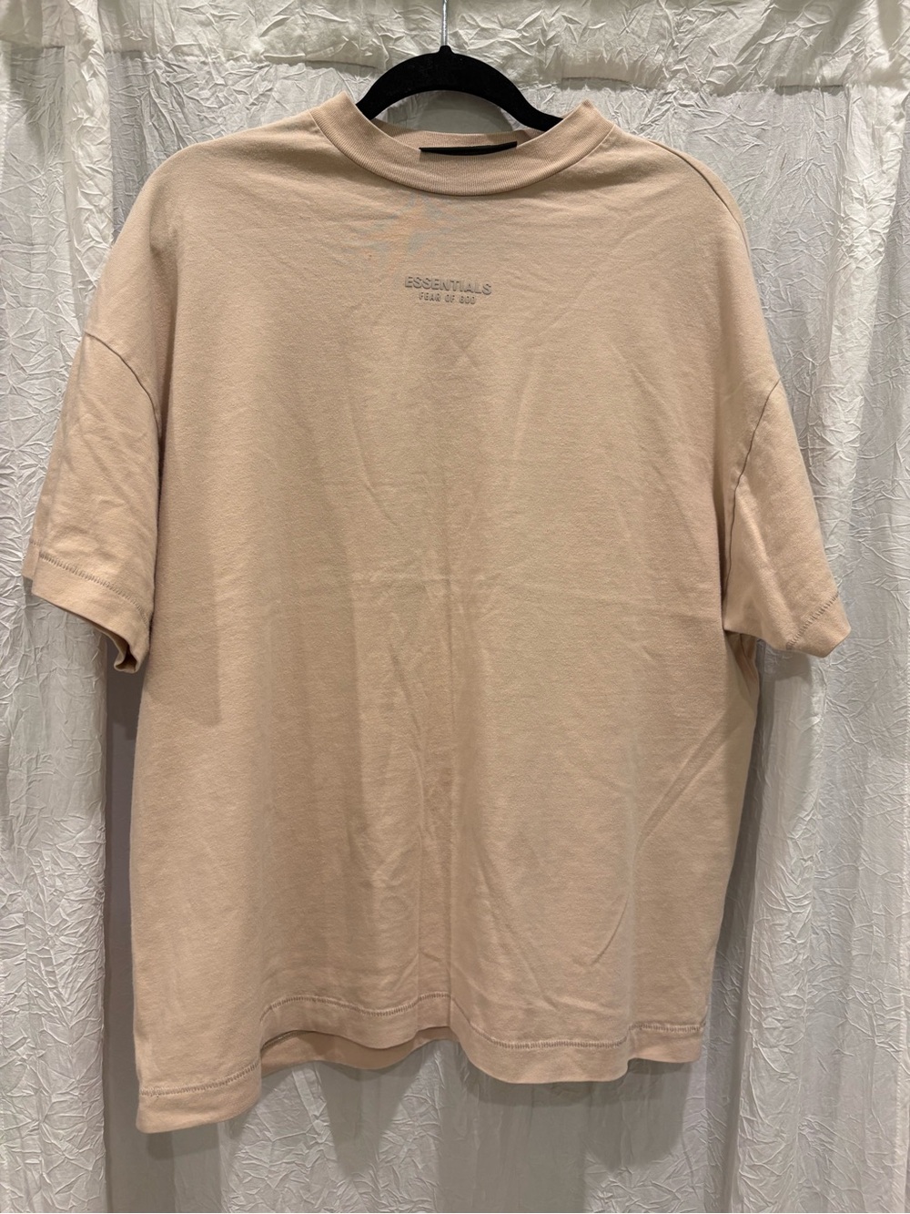 ESSENTIALS Men’s Short Sleeve Tee — Light Beige